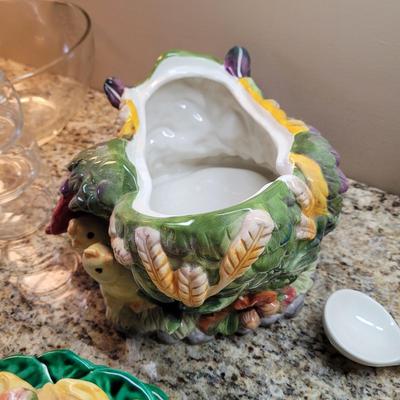 Holland Mold Cabbage Dishes with Fitz & Floyd and More Springtime Themed Dishes (DR-CE)