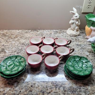 Holland Mold Cabbage Dishes with Fitz & Floyd and More Springtime Themed Dishes (DR-CE)