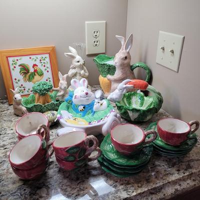 Holland Mold Cabbage Dishes with Fitz & Floyd and More Springtime Themed Dishes (DR-CE)