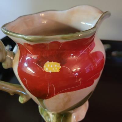 Nanette Vacher "Ambiance" Fleur Rouge & Fleur Rustique Poppy Dishes & More (DR-CE)