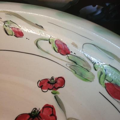 Nanette Vacher "Ambiance" Fleur Rouge & Fleur Rustique Poppy Dishes & More (DR-CE)