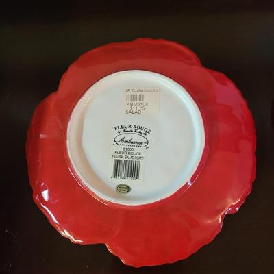 Nanette Vacher "Ambiance" Fleur Rouge & Fleur Rustique Poppy Dishes & More (DR-CE)