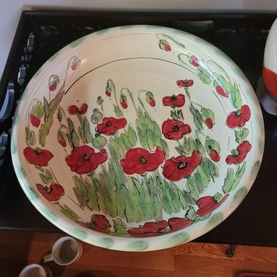 Nanette Vacher "Ambiance" Fleur Rouge & Fleur Rustique Poppy Dishes & More (DR-CE)