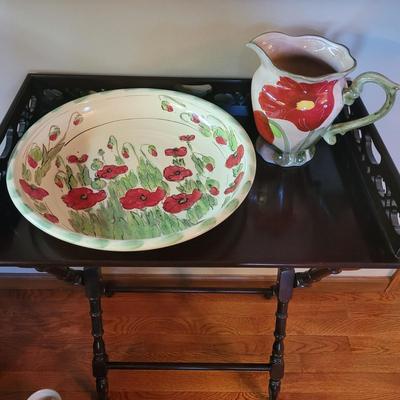 Nanette Vacher "Ambiance" Fleur Rouge & Fleur Rustique Poppy Dishes & More (DR-CE)