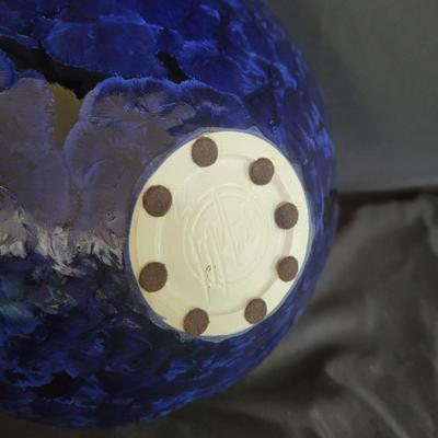 Signed Flambeaux Glaze Ceramic Vase (DR-CE)