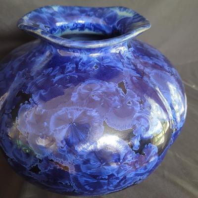 Signed Flambeaux Glaze Ceramic Vase (DR-CE)