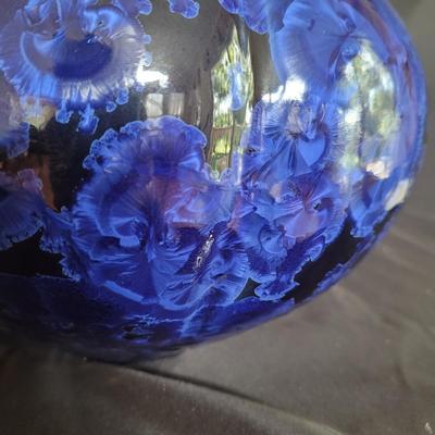 Signed Flambeaux Glaze Ceramic Vase (DR-CE)