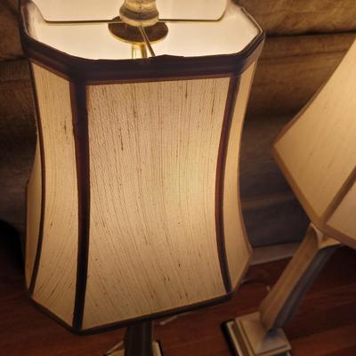 Pair of Tall Table Lamps (DR-CE)