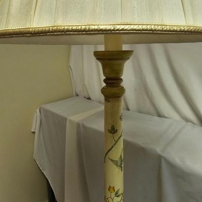 Floral Painted Floor Lamp (US-JS)