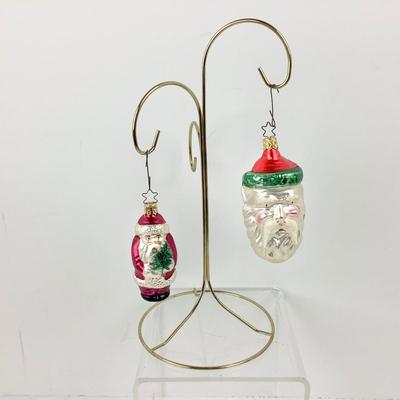Lot 276  Pair of German Feather Tree Ornaments