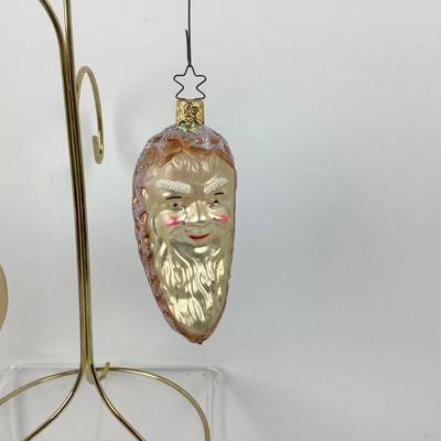 Lot 278 Pair of INGE Glass Ornaments made in Germany
