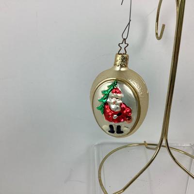 Lot 278 Pair of INGE Glass Ornaments made in Germany