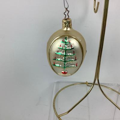 Lot 278 Pair of INGE Glass Ornaments made in Germany