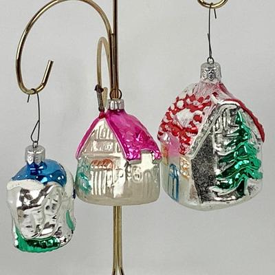 Lot 281. Lot of Vintage Mercury Glass Ornaments,