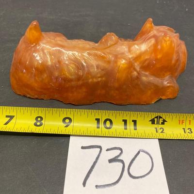 Lucite Plastic Scottie Dog