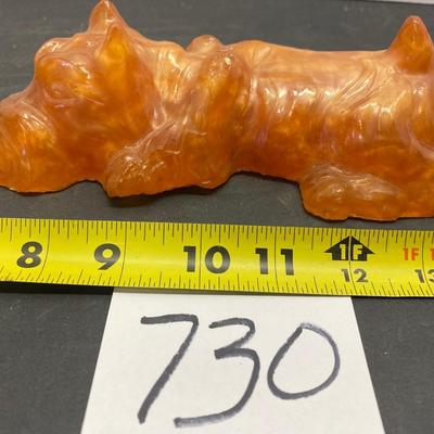 Lucite Plastic Scottie Dog
