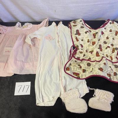 Vintage Baby Clothes and Apron