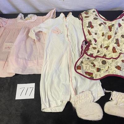 Vintage Baby Clothes and Apron