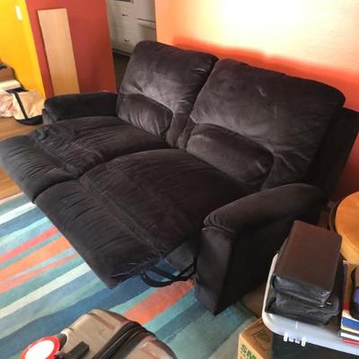 Love seat couch extended