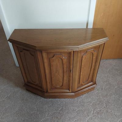CUTE WOODEN STORAGE CABINET WITH SHELF