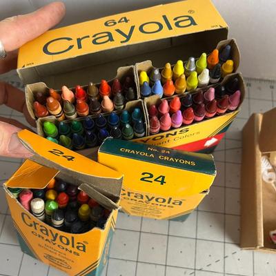 Crayola Crayons and Farm Animal Toys