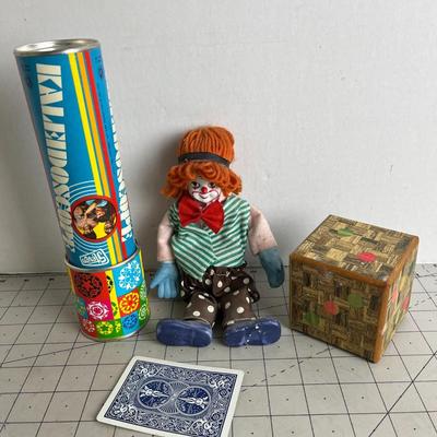 Vintage Kaleidoscope and Toys