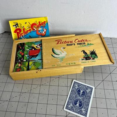 Vintage Picture Cubes Puzzle