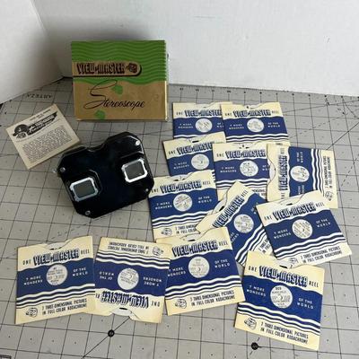 Antique View-Master with Slides