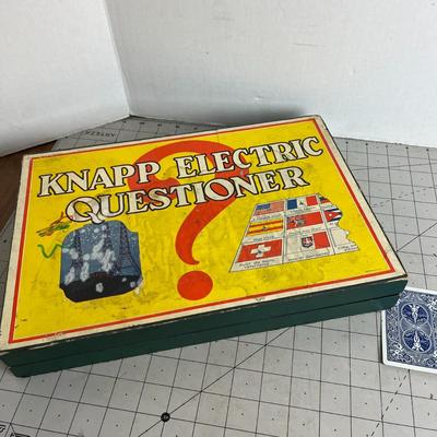 Vintage Game - Knapp Electric Questioner