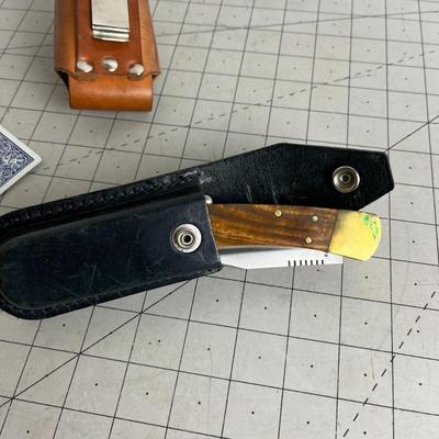 Pocket Knife and Cases