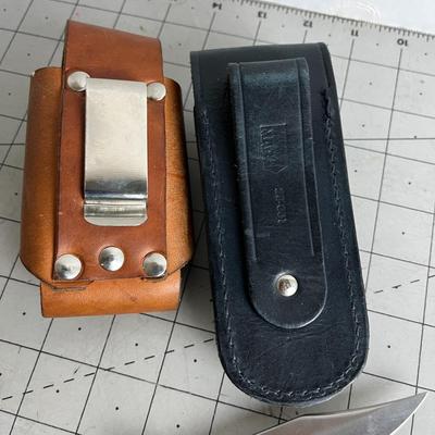 Pocket Knife and Cases