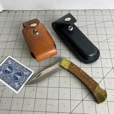 Pocket Knife and Cases