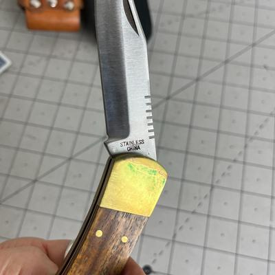 Pocket Knife and Cases