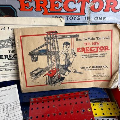 Vintage Game - Erector Set - 100 Toys In One