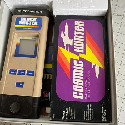 Vintage Game - Microvision, Blockbuster and Cosmic Hunter