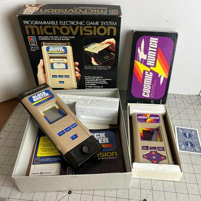 Vintage Game - Microvision, Blockbuster and Cosmic Hunter
