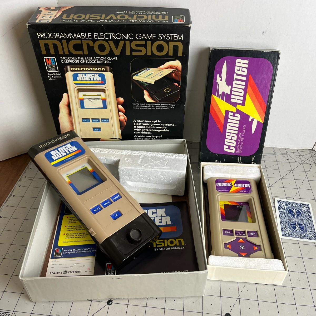 Vintage Game - Microvision, Blockbuster and Cosmic Hunter | EstateSales.org