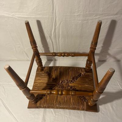 Woven Rush Rope Bench or Footstool (PS-MG)