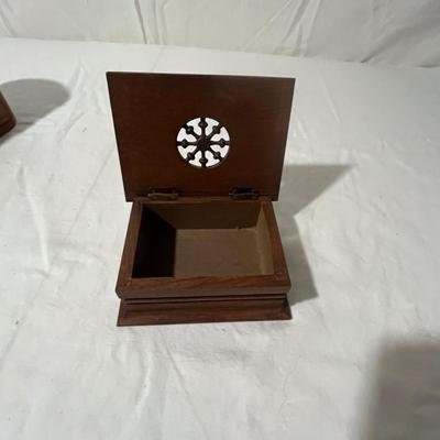 Two Wooden Jewelry Boxes (PS-MG)