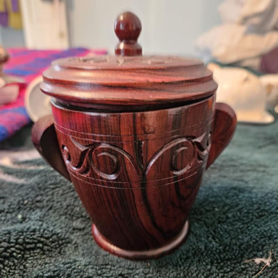 WOODEN TEACUP