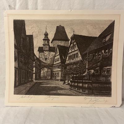 Two Prints of Rothenberg & Framed Print (LR-MG)