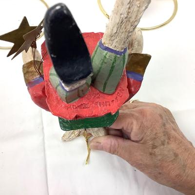 255 Vintage House of Hatten Rabbit & Bow Ornament