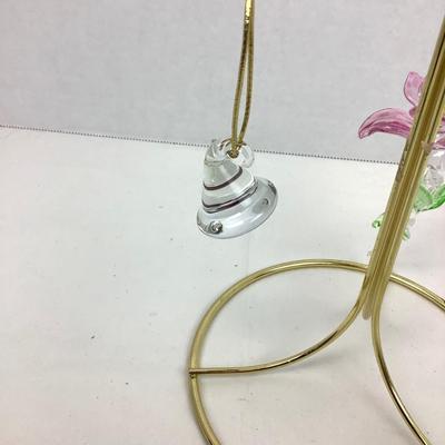263 Handblown Glass Flower Ornaments