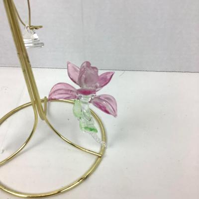 263 Handblown Glass Flower Ornaments