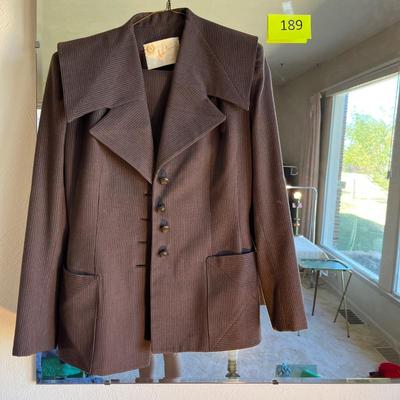 WOW!  1940s Wool Suit