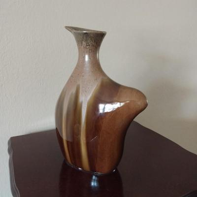 TWO POTTERY VASES