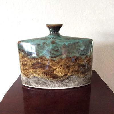 TWO POTTERY VASES
