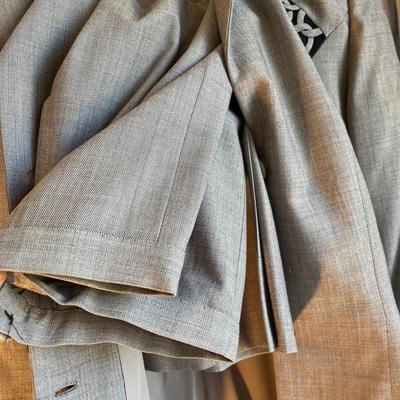 Gray 1940s Wool Suit