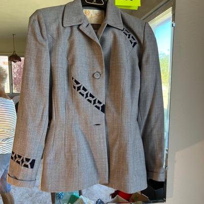 Gray 1940s Wool Suit