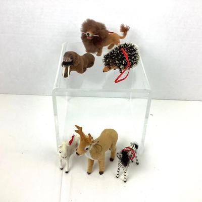 265 Vintage Wagner Kunstlerschultz Handworks Flocked Animals